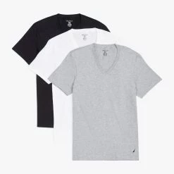 Wholesale 🌟 Nautica Mens V-Neck T-Shirts, 3-Pack 😀