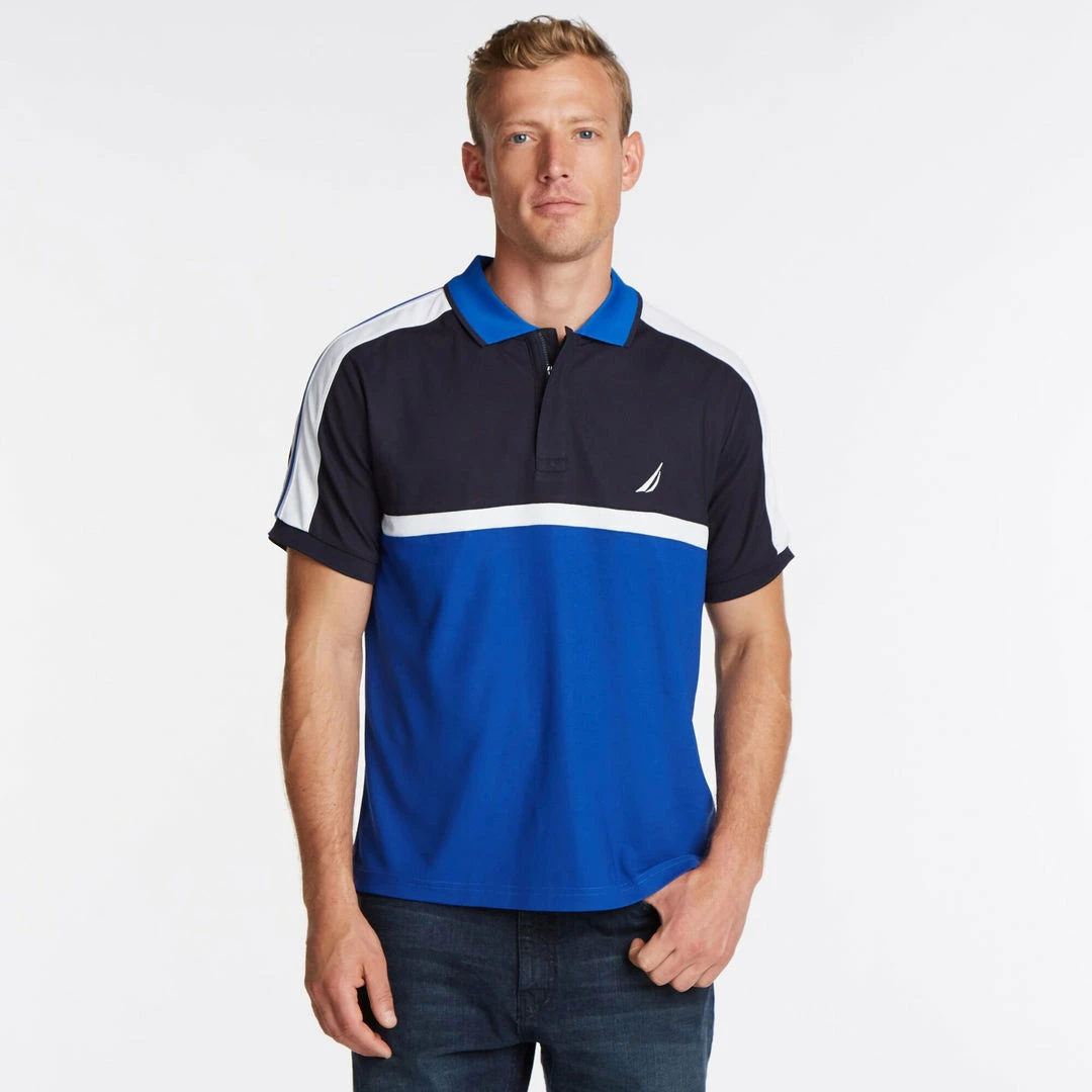 Deals π Nautica Mens Big & Tall Colorblock Navtech Polo π₯°