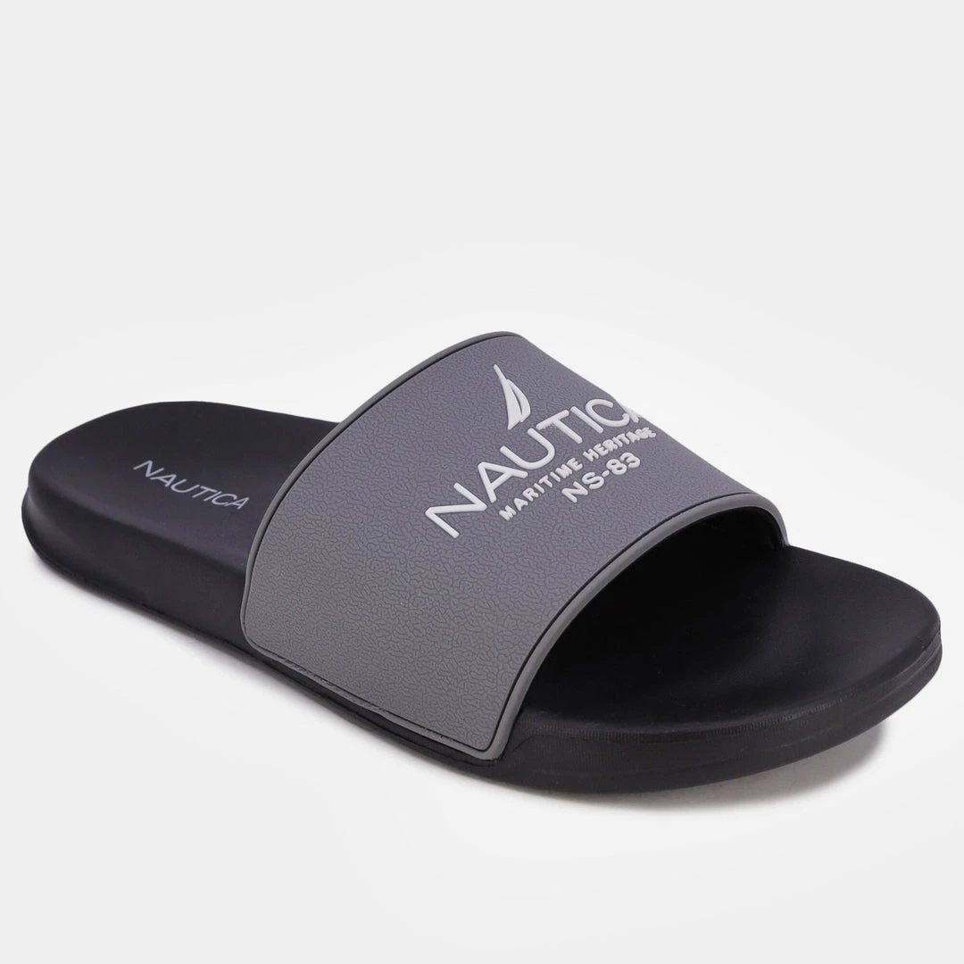 Best deal β¨ Nautica Mens Tonal Logo-Embossed Slide π©΄ Sandal β