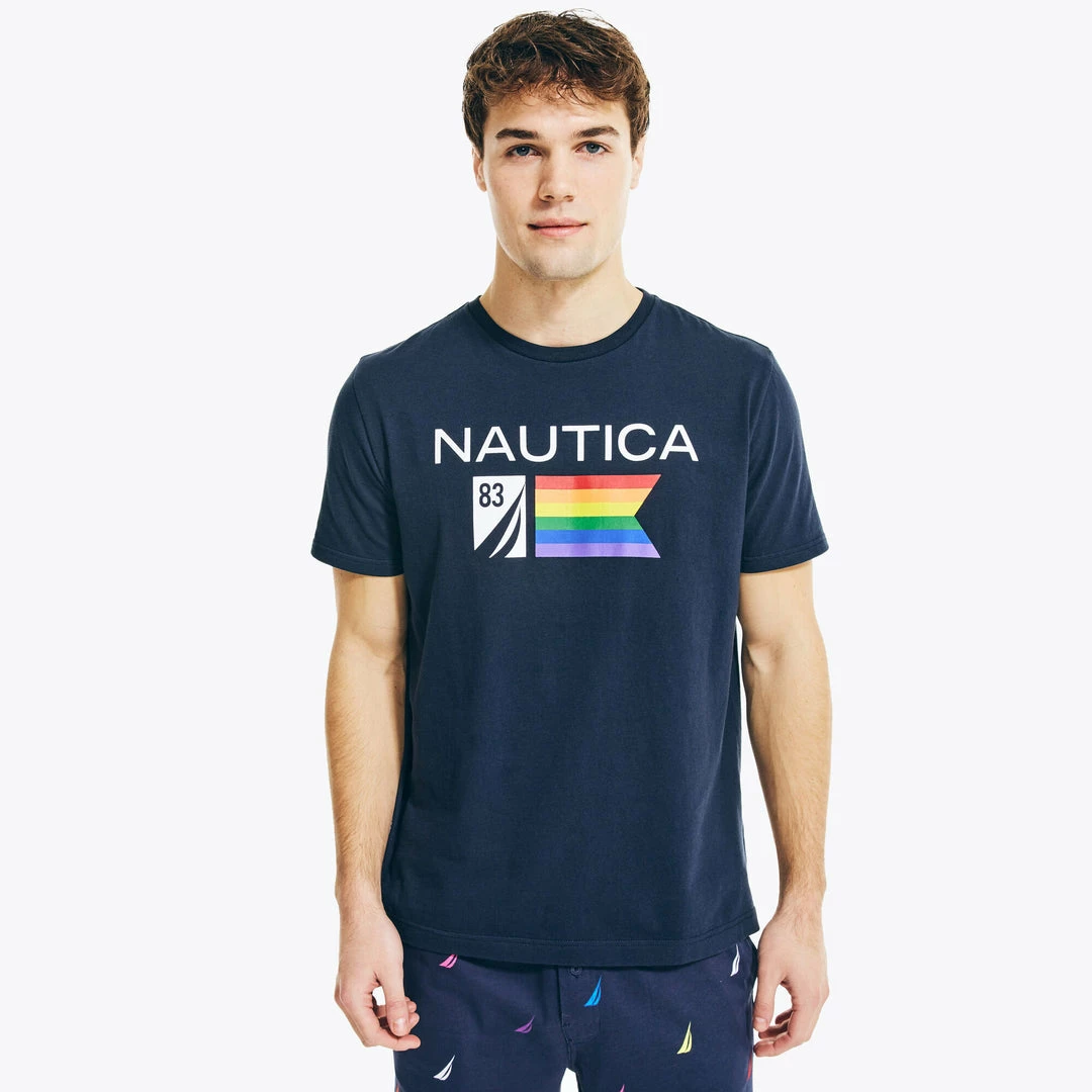 Deals π₯ Nautica Mens Pride Graphic Sleep T-Shirt β¨ - Image 2