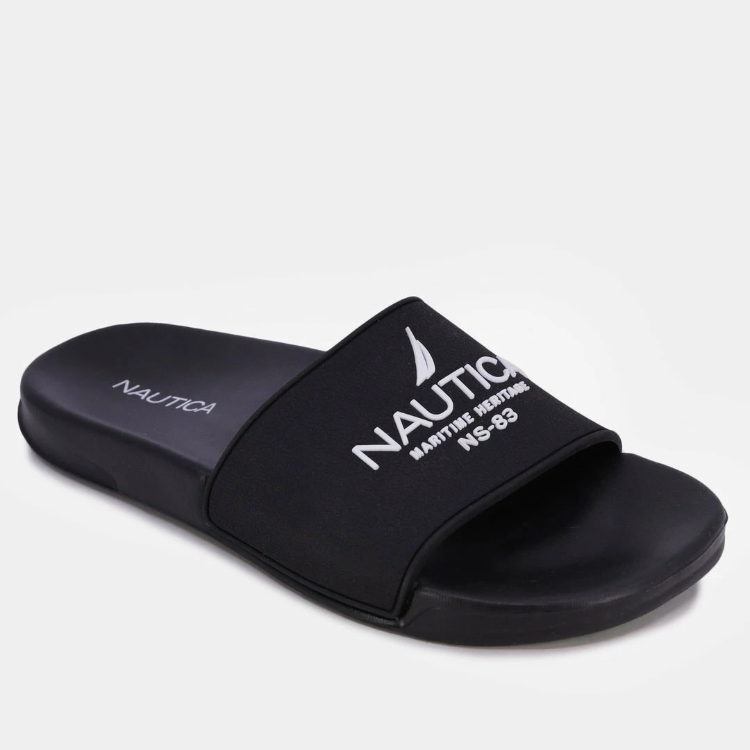 Best Pirce π― Nautica π© Womens Ns-83 Logo Slide π©΄ Sandal β