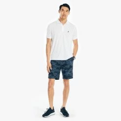 Outlet 🤩 Nautica Mens Navtech 8.5" Printed Short ⭐