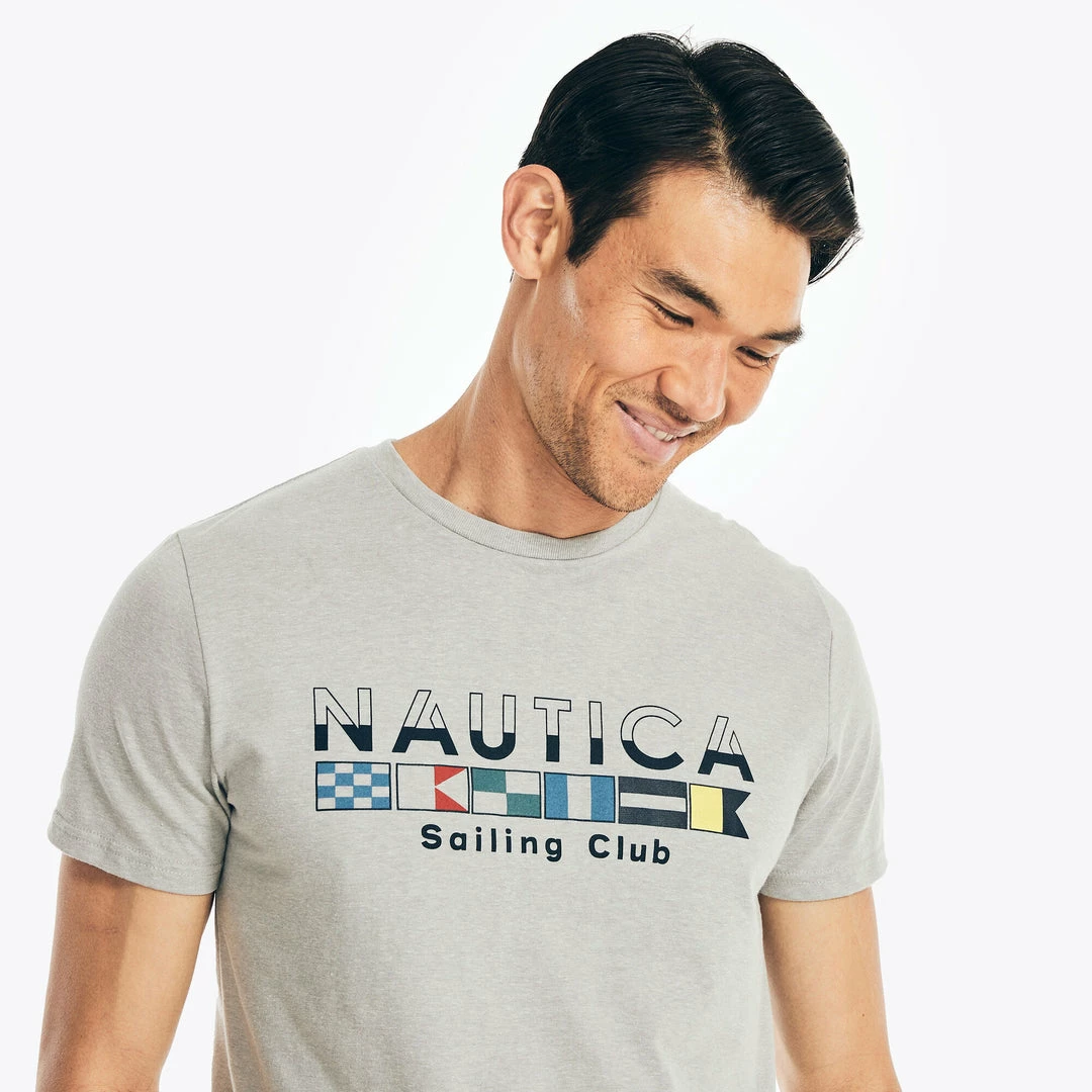 Outlet π Nautica Mens Sustainably Crafted Sailing Club Graphic T-Shirt π