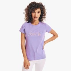 Brand new 😍 Nautica 👩 Womens Sustainably Crafted Nautica 83 Graphic T-Shirt 🔔