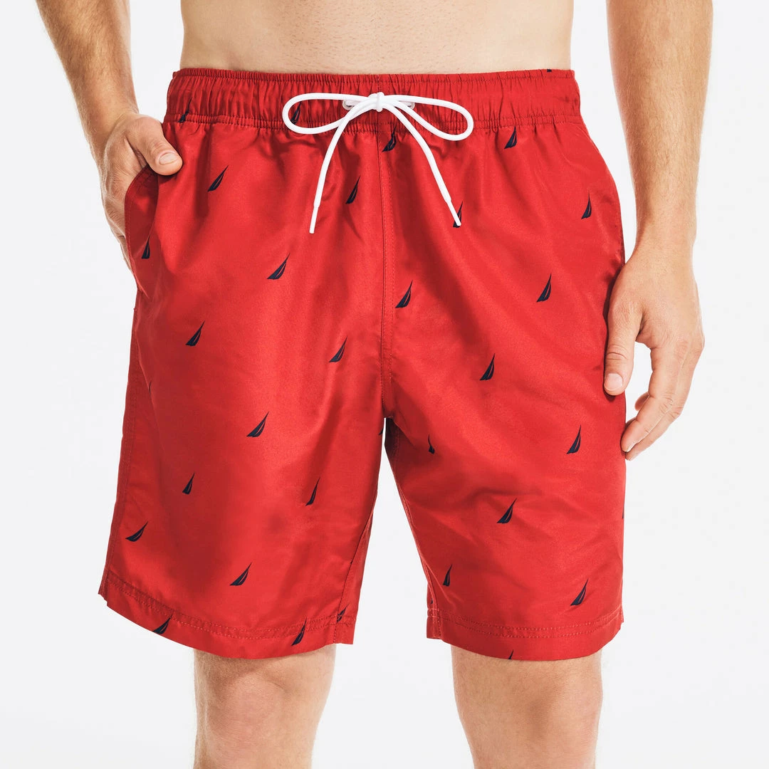 Best Pirce π₯° Nautica Mens 8" Logo Print Quick-Dry Swim π - Image 2