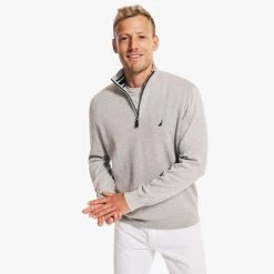 Wholesale π Nautica Mens Navtech Quarter-Zip Sweater π