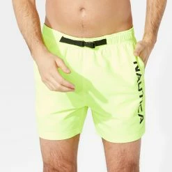 Deals ❤️ Nautica Mens 8" Big & Tall Buckle-Waist Swim Short 🛒
