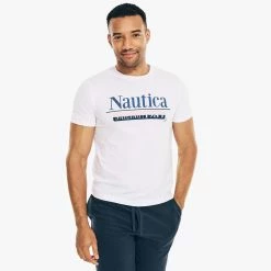 Outlet βοΈ Nautica Mens Sustainably Crafted Graphic T-Shirt π