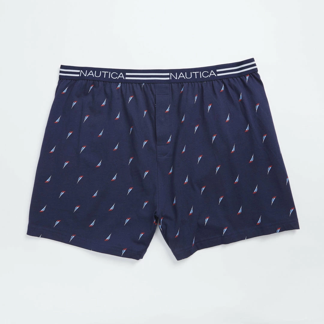 Best deal π Nautica Mens Striped Sailboat Knit Boxer β€οΈ