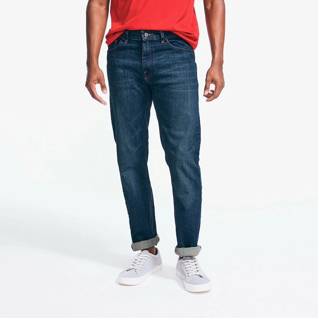 Discount π Nautica Mens Straight Fit Denim π