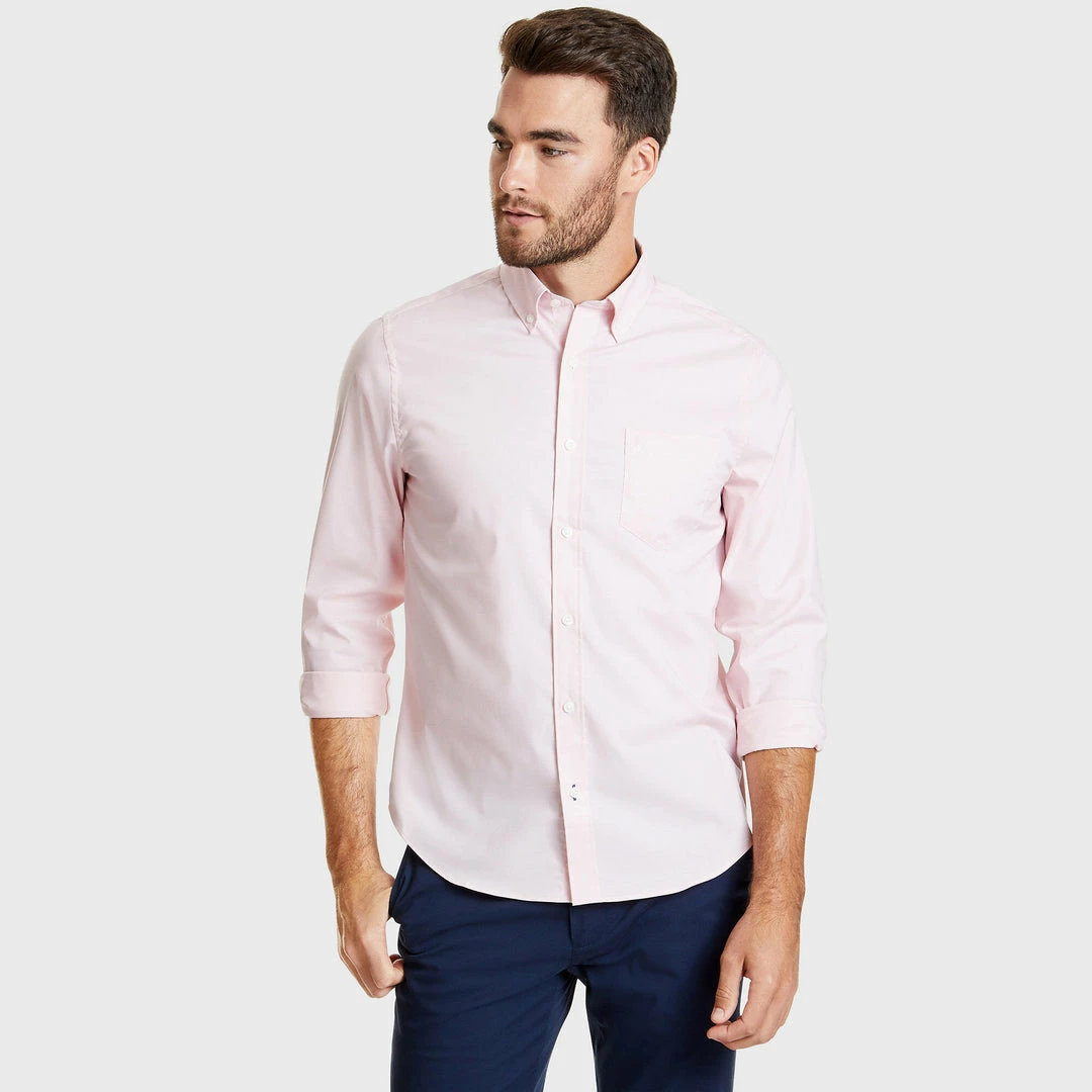 Cheap π Nautica Mens Wrinkle-Resistant Wear To Work Poplin π Shirt π - Image 6