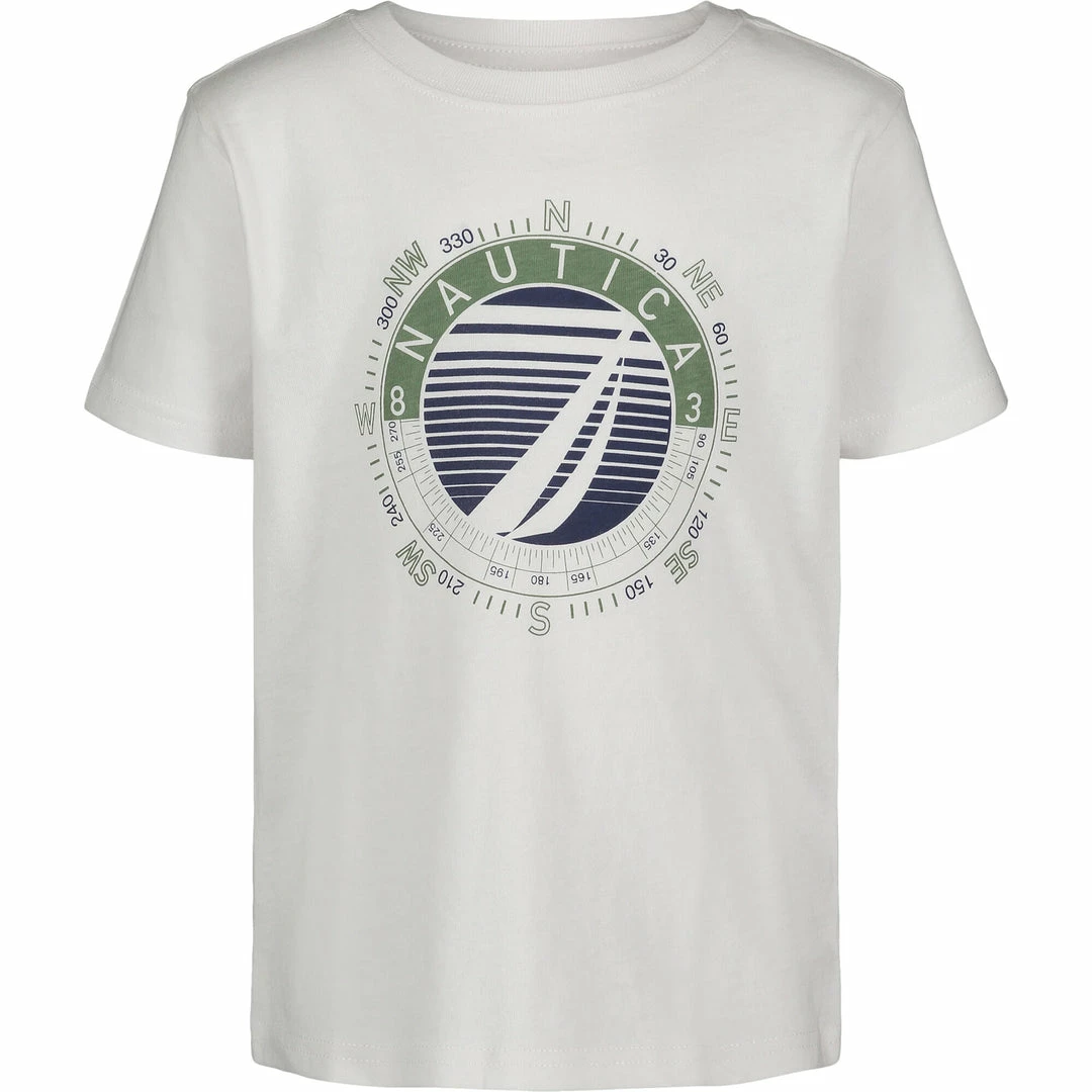 Best Sale π₯ Nautica Little Boys' Compass Graphic T-Shirt (4-7) for kids π€©
