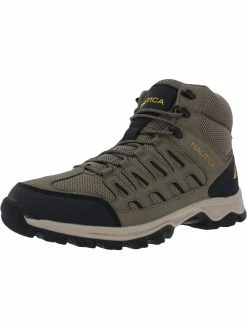 Budget π Nautica Corbin Mid Mens Faux Leather Ankle Hiking π₯Ύ Boots π€©