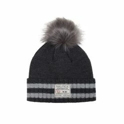 Brand new 💯 Nautica Kids' Striped Pom-Pom Hat 😉