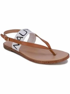 Cheapest 🎉 Nautica Tirza 👩 Womens Slip On Thong Slingback 🩴 Sandals ⭐