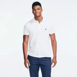 Best deal 🧨 Nautica Mens Slim Fit Deck Polo ❤️