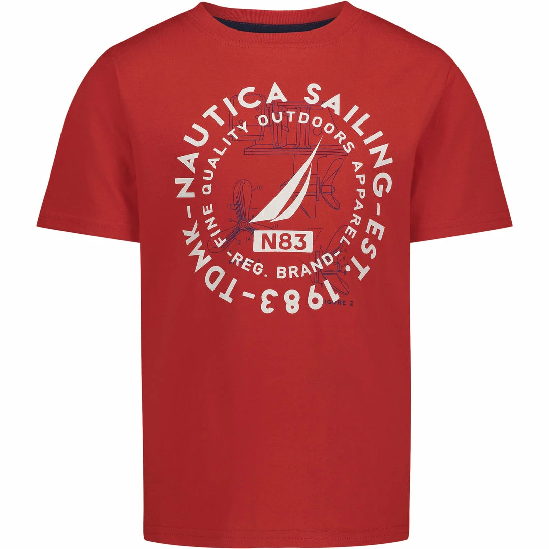 Promo π Nautica Little Boys' Sailing Graphic T-Shirt (4-7) for kids β€οΈ