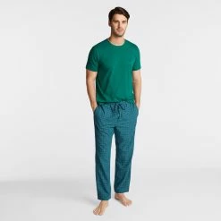 Outlet ✨ Nautica Mens Plaid Pajama Set 💯