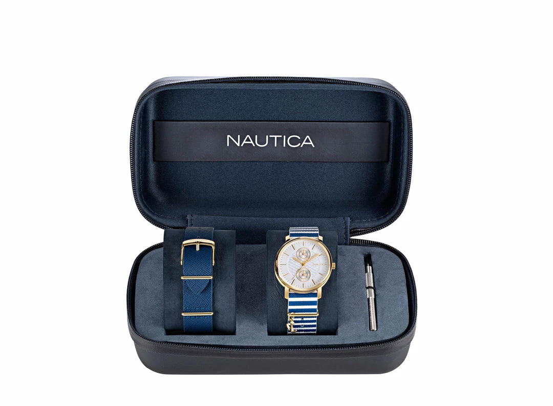 Buy ❤️ Nautica Men's Coral Gables 40.5mm Quartz ⌚ Watch ❤️ - Image 2