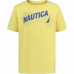Hot Sale 😀 Nautica Boys' Dimensional Graphic T-Shirt (8-20) for kids 🧨