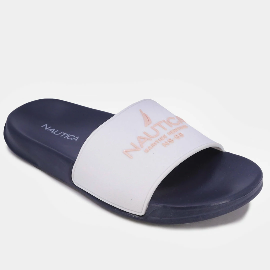 Best Pirce π― Nautica π© Womens Ns-83 Logo Slide π©΄ Sandal β - Image 4