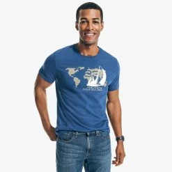 Best deal 🔥 Nautica Mens Ocean Explorer Graphic T-Shirt 🔥