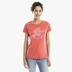 Best reviews of 🌟 Nautica 👩 Womens Sustainably Crafted Lobster Graphic T-Shirt 👏