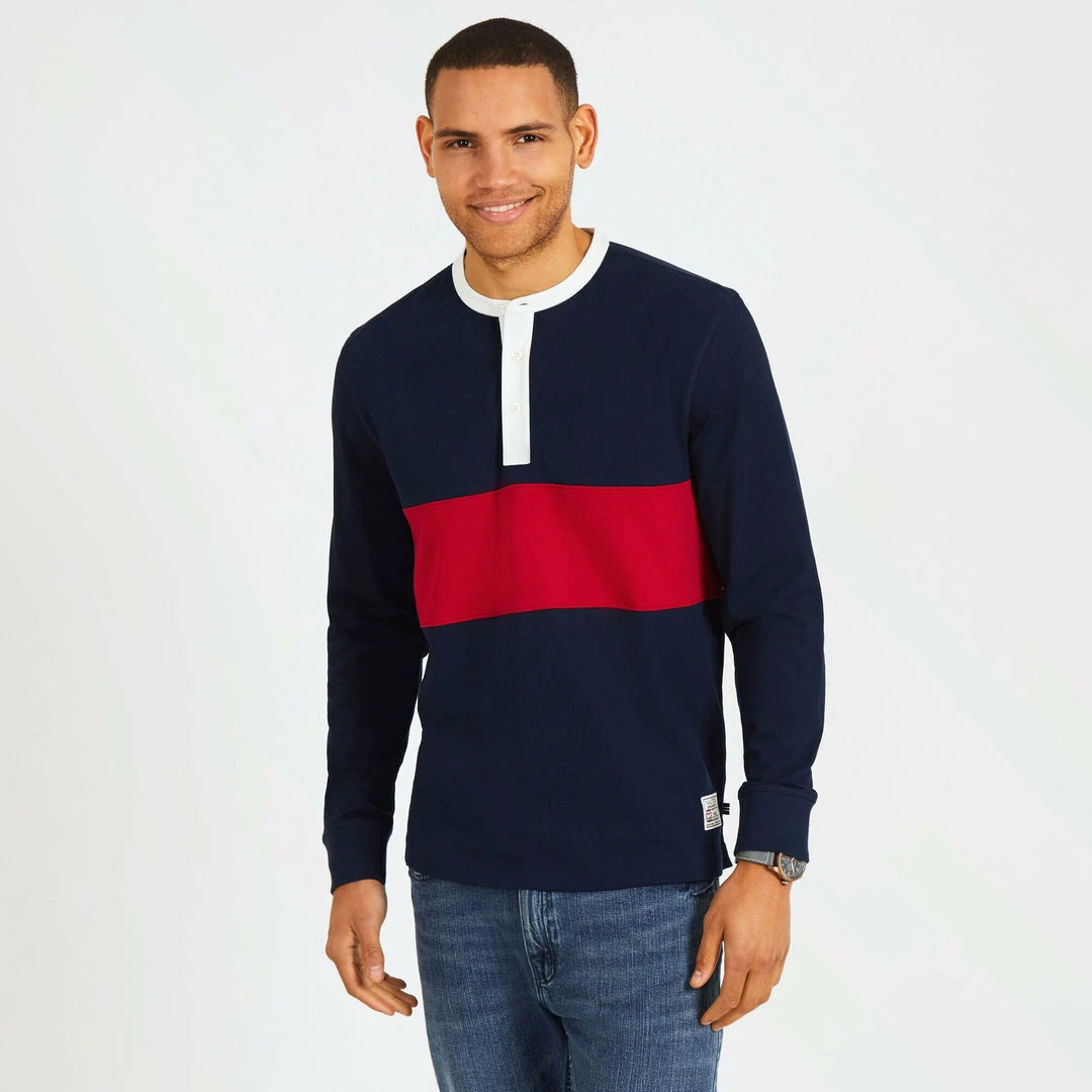 Flash Sale π€© Nautica Mens Big & Tall Colorblock Henley βοΈ - Image 2