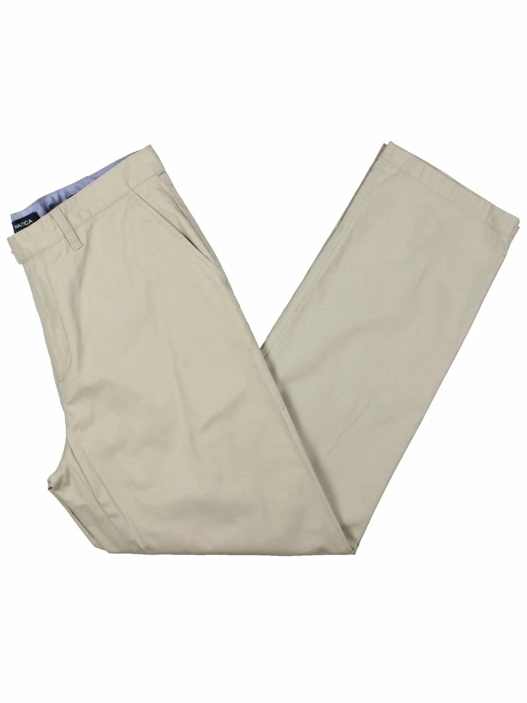 Cheap π Nautica Beacon Mens Twill Tailored Fit Khaki Pants π