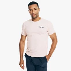 Outlet 💯 Nautica Mens Sustainably Crafted Windsurfer Graphic T-Shirt ❤️