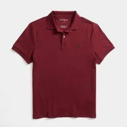 Best Pirce 🥰 Nautica Mens Slim Fit Interlock Polo 🤩