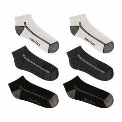 Top 10 😍 Nautica Mens Athletic Logo Quarter 🧦 Socks, 6-Pack ✨