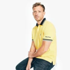 Cheapest ⌛ Nautica Mens Classic Fit Solid Polo 💯