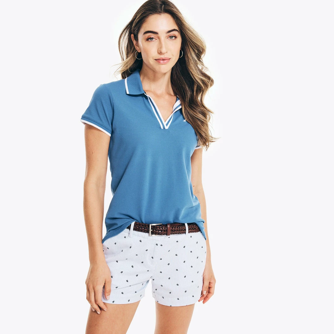 Top 10 β€οΈ Nautica π© Womens Sustainably Crafted Ocean Split-Neck Polo π - Image 3