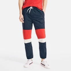 Best Pirce 👏 Nautica Mens Reissue Colorblock Track Pant 🔥