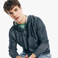 Budget 🎁 Nautica Mens Drawstring Pullover Hoodie ⭐