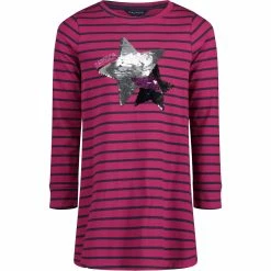 Best Pirce 🌟 Nautica Toddler 👧 Girls' Star Sequin Ruffle 👗 Dress (2T-4T) for kids 👍