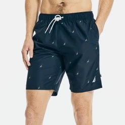 Discount 😉 Nautica Mens Pride Sustainably Crafted 6" J-Class Print Swim 🤩