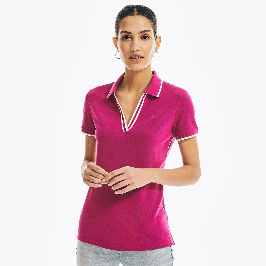 Top 10 β€οΈ Nautica π© Womens Sustainably Crafted Ocean Split-Neck Polo π - Image 6
