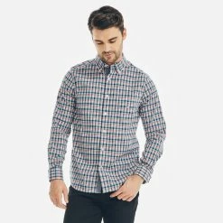 Buy 🎁 Nautica Classic Fit Plaid 👕 Shirt for men 🎉