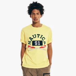 Best deal ✨ Nautica Mens Urban Necessities X Nautica Graphic T-Shirt 😉