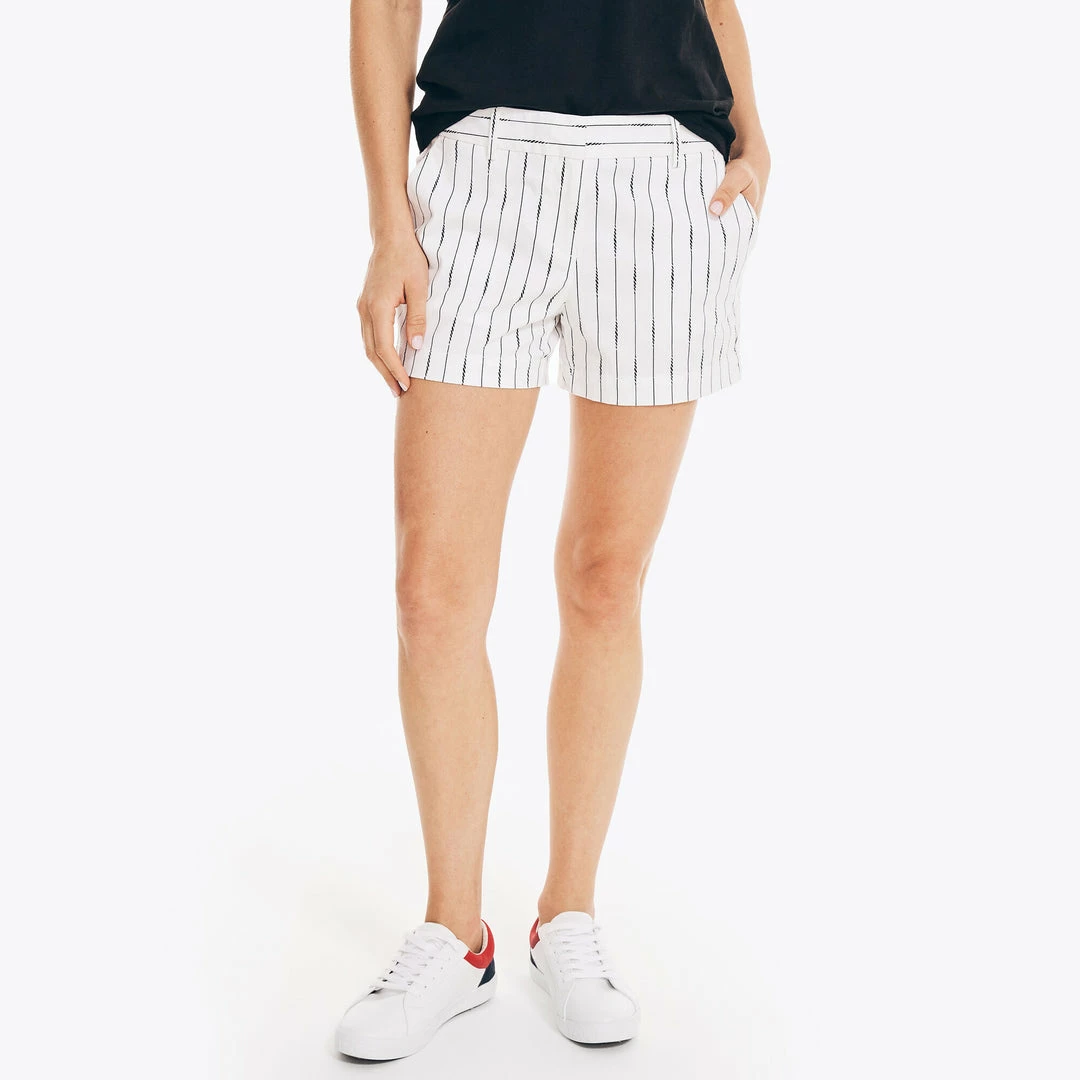 Flash Sale π₯° Nautica π© Womens 4" Striped-Rope Print Short β¨