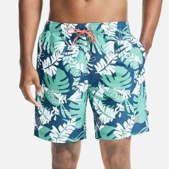 Brand new ✔️ Nautica Mens 8" Sustainably Crafted Big & Tall Camouflage Swim Short 🔔