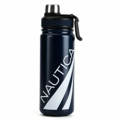 Cheapest ✔️ Nautica Mens Oversized Logo Double-Walled Stainless Steel Water Bottle 👏