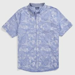 Wholesale 🥰 Nautica Mens Big & Tall Classic Fit Print Oxford 👕 Shirt 🌟